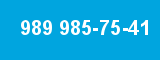989 985-75-41 989 985-75-41